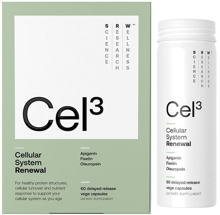 Cel³ Cellular Cleanse - Cell Renewal Supplements - 60 Capsules